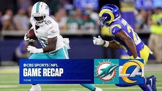 Dolphins Snap Losing Streak With 2315 Win Over Rams American Football [upl. by Engenia]