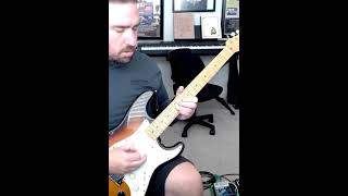 G Minor Jamming guitar guitarsolo stratocaster [upl. by Ehpotsirhc799]