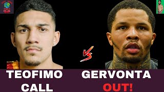 TEOFIMO LOPEZ CALLS OUT GERVONTA DAVIS FOR A FIGHT [upl. by Eisak]