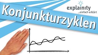 Konjunkturzyklen einfach erklärt explainity® Erklärvideo [upl. by Allissa517]