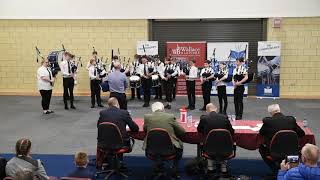 South Ayrshire SchoolsGirvan Youth Pipe Band Debut The 2020 Championships [upl. by Nahguav917]