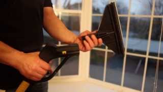 How to Steam Clean Window and Window Sill  Daimer Steam Cleaners [upl. by Chaffee]