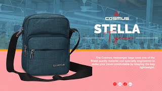 COSMUS STELLA Teal Green Polyester 5Litre Unisex Sling Bag [upl. by Akimehs]