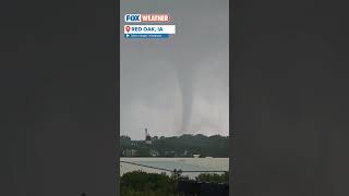 Tornado Captured In Red Oak IA [upl. by Peedsaj859]