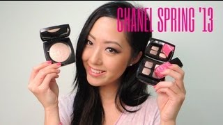 TUTORIAL Chanel Spring 2013 Printemps Precieux Makeup Collection  REVIEW [upl. by Erdnael]