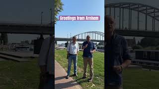 FILMING NOW IN ARNHEM WW2 Walking The Ground With Al Murray  James Holland history worldwar2 [upl. by Enrico]