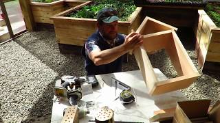 How to Build a Mason Bee House Part 1 [upl. by Mahseh]