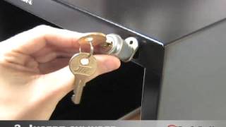 How to Install File Cabinet Lock [upl. by Delorenzo]