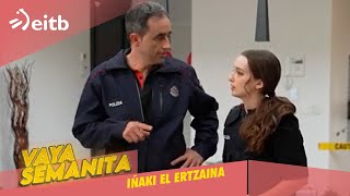 VS Iñaki el ertzaina que se lleva a su madre al trabajo vayasemanita ertzaintza [upl. by Olva]