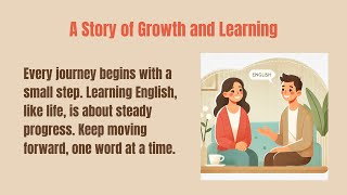 My English Journey A Story of Growth and Learning  Confidence In English  Language Goals [upl. by Nalad]