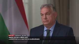 Orbán Viktor A béke lesz a középpontja a magyar uniós elnökségnek [upl. by Sosna]