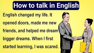 How To Talk In English  Graded Reader  Improve Your English Skills  Learn English  Level 3 [upl. by Flint392]