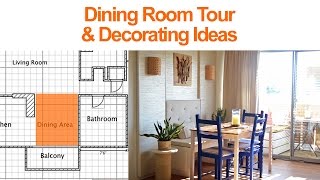 Dining Room Tour and Decorating Ideas [upl. by Eslek]