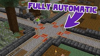 How to make the best Automatic Railway in Minecraft [upl. by Stockton325]