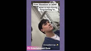 Edward Barber IG Story Update sa ASAP with Darren Espanto [upl. by Luapnaes]