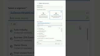 New Feature Add Multiple Segments to a Dynamics 365 Journey [upl. by Nya602]