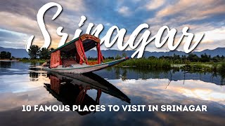 Top 10 Tourist Places to Visit in Srinagar  Joy My Trip [upl. by Nnyla772]