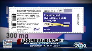 Blood Pressure Medication Recall Irbesartan [upl. by Ettereve]