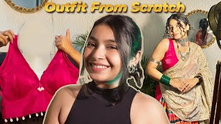 Outfit From Scratch Navratri Outfit [upl. by Llewsor]