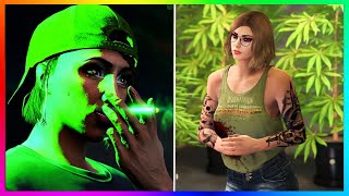 GTA 5 Online NEW 420 Update  WEED Outfits NEW Content CANNABIS Clothing LEAKED NewsGTA5 Update [upl. by Novahs]