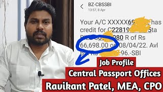 Job Profile Central Passport Offices through SSC  MEA CPO [upl. by Marcelle]