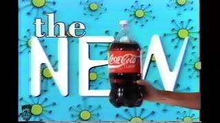 Introduction Of The New Coke 2 Litre Bottle Shape TV Commercial 1994 Coca Cola [upl. by Antonietta210]