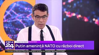 Putin amenință NATO cu un război direct dacă Ucraina lovește Rusia cu rachete livrate de Occident [upl. by Channing]