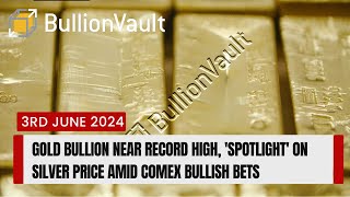 Gold Bullion Near Record High Spotlight on Silver Price Amid Comex Bullish Bets [upl. by Enidanreb999]