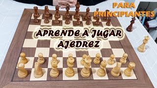 Como jugar Ajedrez  Tutorial desde cero para principiantes  Aprende a jugar Ajedrez desde cero [upl. by Beeck]