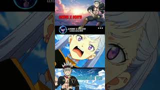 Mimosa and Noelle love asta  asta edit shorts viralshorts blackclover [upl. by Htrap]