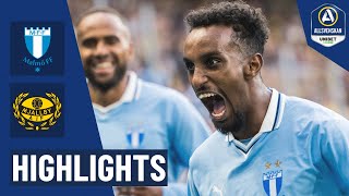 HIGHLIGHTS  Malmö FF 20 Mjällby  Allsvenskan [upl. by Amhsirak]