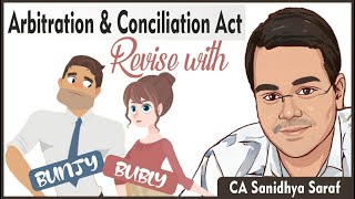 Arbitration and Conciliation Act 1996  Revise in 30 min  CA Final  Economic Laws  Paper 4 [upl. by Shelburne96]