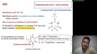 13 Medicinal Chemistry of CNS depressant drugs  Sedative Hypnotics  tranquilizer شرح بالعربي [upl. by Adaynek]