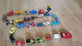 Stau spielen mit Spielzeugautos inklusive Autos von Matchbox traffic jam including matchbox cars [upl. by Leonardo]