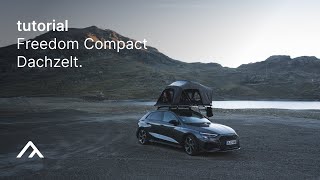 qeedo  Freedom Compact  Das leichte kompakte Dachzelt  Tutorial 🚗⛺️ [upl. by Agnola]