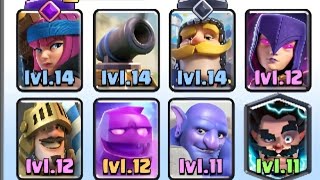 Clash Royale Clan War Defeating 39 Elixir Golem Bowler Deck [upl. by Emile]