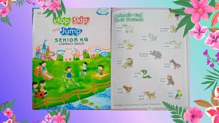 Hop Skip And Jump Senior Kg Literacy Skills Book Page no 131 and 132 Animals and their sounds [upl. by Elwina10]