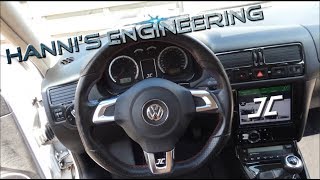 VW GOLF MK4 INSTRUMENTAL CLUSTER MODIFICATION  GOLF MK4 HANNIS ENGINEERING [upl. by Skees832]