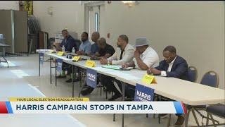 Harris campaign stops in Tampa [upl. by Nnayrb]