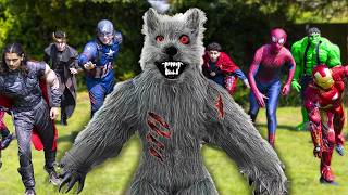 Werewolf VS Superheroes  The Ultimate Squid Game [upl. by Gardia]