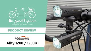 Magicshine Allty 1200U  1200 Bike Headlight Review  feat LightSync Control  USBC  Garmin Mount [upl. by Gauntlett166]