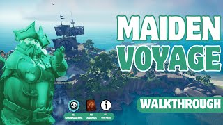 Maiden Voyage  Tall Tale  COMPLETE Walkthrough  All Commendations  Sea Of Thieves  CaptainHW [upl. by Adianes]