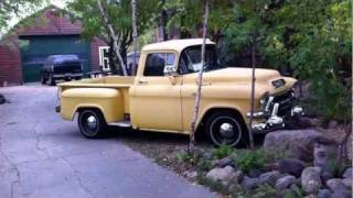 1956 GMC Short Bed Pickup Field Find [upl. by Litnahc]