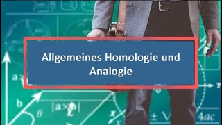 Allgemeines Homologie und Analogie [upl. by Ettenig674]