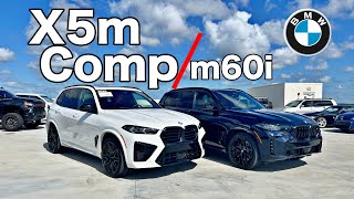 2025 BMW X5 M60i vs X5 M Competition [upl. by Hterag]