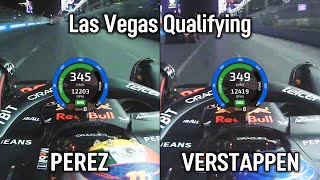 Why is Perez absurdly slow in Las Vegas qualifying comparing to Verstappen [upl. by Ahsikit]