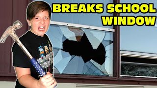 Kid Breaks Window At School  Teacher Calls Parents [upl. by Nanette730]