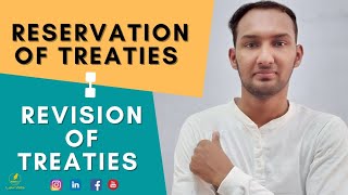 Reservation and Revision of Treaties  Public International Law  Law Wits [upl. by Hewie798]