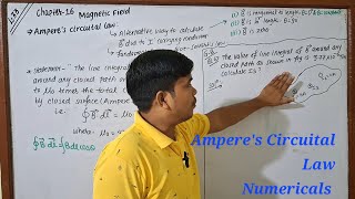 Amperes Circuital Law  Numerical Concept  Grade12 NEB Physics  Learn Physics With CLC Sir [upl. by Simonetta977]