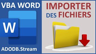 Importer des données externes en VBA Word [upl. by Burner]